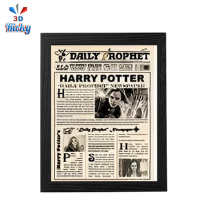 <span class=keywords><strong>Affiche</strong></span> 3D Anime, <span class=keywords><strong>Affiche</strong></span> Lenticulaire 3D de Scène de Château Fantastique, Art Mural Personnalisé sur le Thème de la Magie pour la Décoration de Magasins et la Collection de Cadeaux - Product Image 1