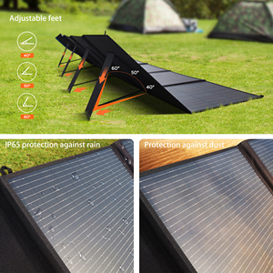 Panel Solar Plegable y Portátil para Carga de Energía al Aire Libre 100W 200W 400W Carga Solar Fotovoltaica para Camping - Product Image 5