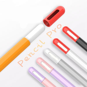 Étui en silicone couleur bonbon pour <span class=keywords><strong>Apple</strong></span> <span class=keywords><strong>Pencil</strong></span> Pro étui anti-dérapant pour stylo housse de protection pour tablette iPad stylet tactile - Product Image 1