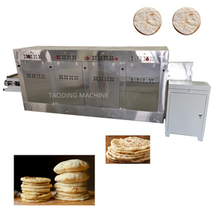 Hoàn toàn tự động Tortilla Máy Arabic sản xuất bánh mì lavash Đường Hầm Lò chapati Máy làm paratha pita dây chuyền sản xuất bánh mì - Product Image 5