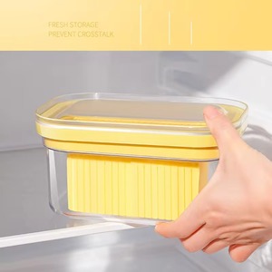 Cover Baking Butter Stainless Steel <strong>Wire</strong> 500g Kitchen Food Butter Cutting Storage Container Plastic <strong>Cheese</strong> Box - Product Image 2