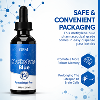 Gouttes liquides nootropiques pour le soutien cérébral, marque privée OEM, pour adultes, 50 ml, pour la mémoire, la concentration et l'énergie cellulaire