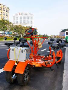 Hot Sale Dot Mobile Bar Beer Bike Pedal Street Outdoor Bus Bar Cart Luxury US Standard - Product Image 3