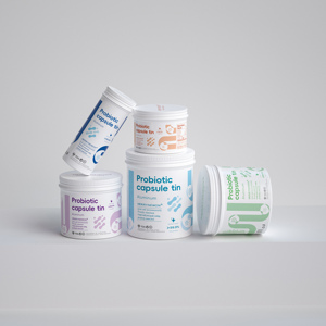 Boîte en aluminium de qualité alimentaire pour compléments alimentaires, conteneur écologique recyclable avec design personnalisé, conteneur pour capsules de probiotiques - Product Image 4