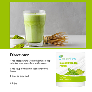 Té Verde Matcha en Polvo Directo de Fábrica con Alternativa a la Leche, Ceremonial, Fresco, Nuevo, Saludable, Adelgazante, en Bolsa - Product Image 4