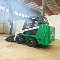 Mini-chargeuse compacte diesel Kubota V1000 T460 T470 de 200 kg à 300 kg avec moteur Kubota et accessoire de chargeuse compacte