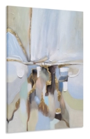 Peinture à l'huile abstraite faite à la main sur toile, sur mesure, pour la décoration murale du salon - Imperméable et écologique