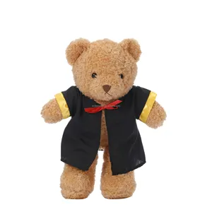 Profissional personalizado formatura teddy bear brinquedo macio bichos de pelúcia & brinquedos do luxuoso brinquedo do urso de pelúcia