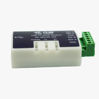 Convertidor Serial YMYS USB 2.0 a RS485 RS422 de 1 Canal, Módulo de Comunicación Dual DB9 con Indicador LED para Dispositivos HMI