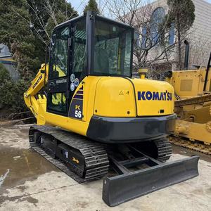 Excavadora Komatsu PC56 usada de Japón, original de alta calidad, en venta, excavadora de cadenas de segunda mano, pc55 pc60 con pocas horas de trabajo. - Product Image 5
