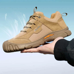 Chaussures de sécurité pour hommes en cuir ultrafin, résistantes à l'usure, respirantes, isolées, anti-écrasement, anti-perforation 6kv - Product Image 3