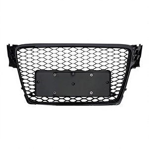 Grille avant de rechange pour Audi A4L B8 RS4 08-12 |   Noir brillant |   Grille ABS |   Stock US et livraison rapide par FedEx |   Dropshipping - Product Image 1