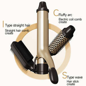 Novedades 2026: Plancha de Pelo 3 en 1 con Calentamiento Rápido PTC para Alisar y Rizar, Rizador de Pelo Personalizado - Product Image 1