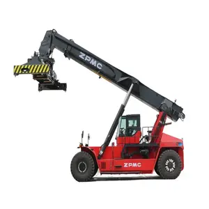 Used 2021 year Shanghai Zhenhua 45 ton stackable 5-layer O3 emissions container front crane