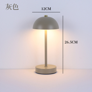 Lampe de table minimaliste avec abat-jour en cristal, base en laiton blanc, LED E26, AC 85-265V, interrupteur à bouton poussoir central décoratif, 3500K, salon - Product Image 5