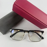 Étui à lunettes fait main sur mesure SG310 en PU, le plus vendu, pour le rangement sur bureau et la vente au détail (cadeau)