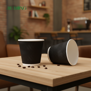 Bicchieri di Carta Isolati a Doppia Parete in Diverse Misure, Bicchieri Usa e Getta Personalizzati per Caffè e Feste - Product Image 2