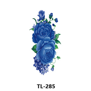 Nouveauté 2026 – Autocollants de <span class=keywords><strong>tatouage</strong></span> temporaire personnalisables et imperméables pour femmes, motif fleur de <span class=keywords><strong>rose</strong></span> longue durée, décoration corporelle artistique - Product Image 4