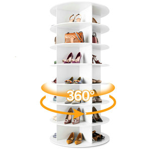 Portascarpe rotonde rotonde personalizzate eleganti e bianche eleganti - Product Image 1