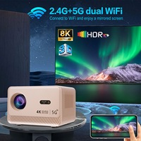 Projecteur intelligent Q96 E450 Android 11 4K 200 Lumens Mini Portable pour Bureau et Domicile 1080p Option Laser LED Professionnel