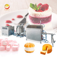 Machine à gâteau chiffon ORME avec mélangeur d'aération continu pour bonbons guimauves et gâteaux