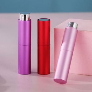 Customizable Portable Aluminum & Glass Fine <b>Mist</b> Perfume Atomizer Spray <b>Bottle</b> With Box Packaging for Personal Care - Product Image 1