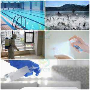 Fabricante chino, de 3 pulgadas tableta de limpieza de piscina, 200g, 90% <span class=keywords><strong>para</strong></span> tableta de purificación de agua de piscina - Product Image 3