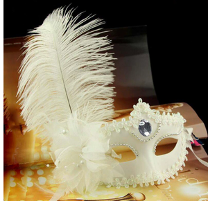 面白いマスク顔の誕生日クリスマスハロウィーンアイマスクパーティー女性マスク - Product Image 1