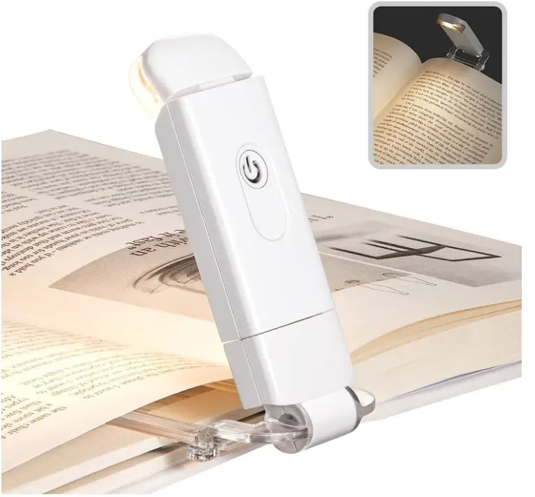 Luce a LED regolabile con luminosità portatile ricaricabile per la lettura del libro