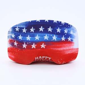 Funda Protectora para Gafas <span class=keywords><strong>de</strong></span> Esquí, para Tabla <span class=keywords><strong>de</strong></span> Snowboard Individual o Doble, Almacenamiento Portátil, Lente Cilíndrica, Espejo Antiarañazos, Paño <span class=keywords><strong>de</strong></span> Limpieza - Product Image 4