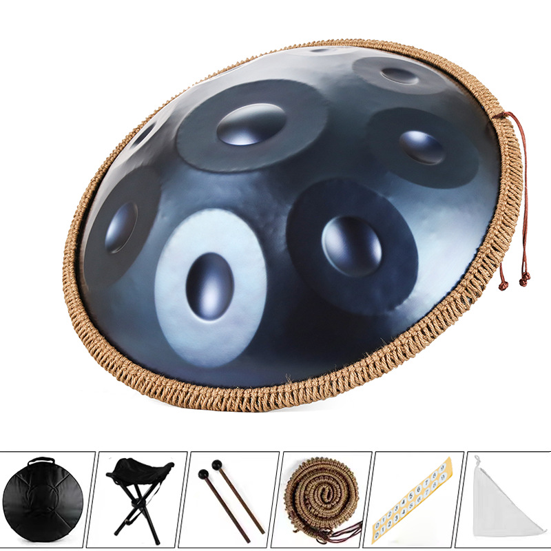 Handpan 9 notes (bleu)