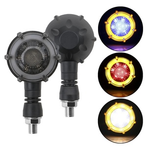 1 paire <span class=keywords><strong>de</strong></span> clignotants à LED DRL clignotants <span class=keywords><strong>de</strong></span> <span class=keywords><strong>moto</strong></span> clignotants clignotants clignotants rotatifs à flux lumineux <span class=keywords><strong>feux</strong></span> <span class=keywords><strong>de</strong></span> <span class=keywords><strong>jour</strong></span> universels - Product Image 2