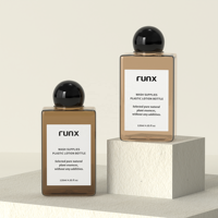 Bouteille de lotion pour le visage en plastique PET OEM ODM vide de forme carrée de 120ml d'eau hydratante avec bouchon à bille pour salle de bain d'hôtel
