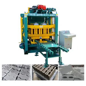 Siemens Motors Automatic Cement Block Production Line Vibration Brick Making Philippines
