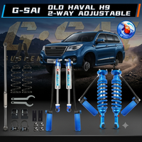 Amortisseur à azote réglable manuellement à 2 voies 4x4 tout-terrain pour Great Wall Haval H9, nouveaux et anciens modèles, kit d'amortisseurs de suspension SUV