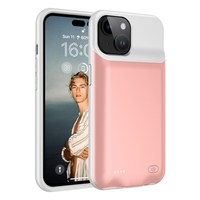 Étui de batterie pour iPhone 15, batterie rechargeable 7000 mAh, coque de charge pour téléphone