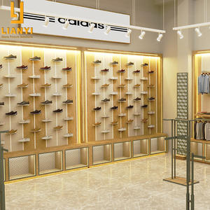 Présentoir mural en métal en bois réglable pour magasin de détail Meubles de vêtements pour enfants pour vitrine - Product Image 6