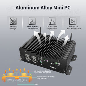 Mini PC Industrial Portátil Personalizado Sin Ventilador Intel I5 8250U WiFi 4G Pfsense Firewall <span class=keywords><strong>Linux</strong></span> Win10 Ordenador Industrial para Vehículos - Product Image 3