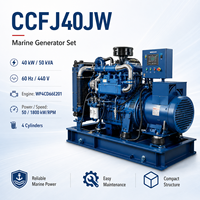 Groupe électrogène diesel marin triphasé turbocompressé SCDC40JW 40 kW 1800 tr/min 60 Hz alimenté par un groupe électrogène marin SCDC WP4CD66E201
