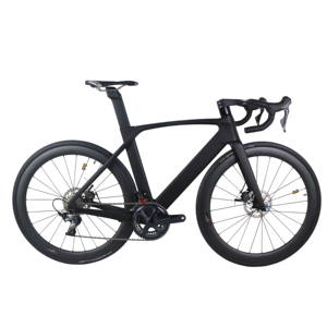 Vélo de route complet en fibre de carbone avec câbles internes, 22 vitesses, freins à disque Flat Mount, modèle TT-X34 avec groupe Ultegra R8000 - Product Image 1