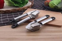 Knoflookpers Roestvrijstalen Legering Kruimelpers Knoflookpersen Handpers Knoflook Gember Pers Snijder Stamper