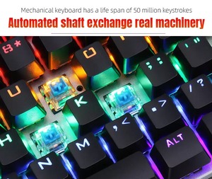 Bộ Chuột Bàn Phím Cơ Có Dây FV-Q609 Combo Chuột Bàn Phím Đèn Nền Chơi Game - Product Image 5