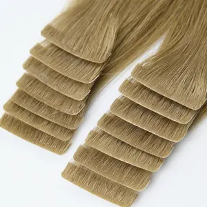 工厂最高质量的头发延伸胶带隐形巴西人发直发2.5/件100克批发