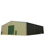 Kits de construction métalliques 6000 pieds carrés Structure en acier galvanisé Hangar industriel ouvert Construction Installation rapide Grands bâtiments préfabriqués