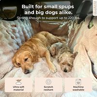 Tapis de voiture extensible en peluche ultra-doux à poils longs 2026 - Housse de siège universelle pour chiens et humains