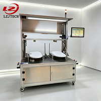 Machine d'essai de durabilité à charge statique pour couvercles de toilettes à double station à fermeture lente, testeur d'articles sanitaires