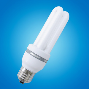 Bombilla de bajo consumo CFL 2U E27 6000K Luz diurna Alert 6000 horas CRI 80 Base de plástico Lámpara fluorescente Garantía de 2 años AC 220V - Product Image 1