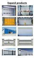 Porte rapide automatique en PVC à haute vitesse, résistante au vent, pliable, moderne, à double paroi, pour l'extérieur industriel