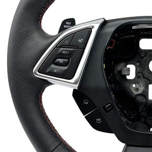 Volant sport personnalisé modifié en cuir PU perforé SOON TODA pour <span class=keywords><strong>Chevrolet</strong></span> <span class=keywords><strong>Corvette</strong></span> C7 Camaro SS ZL1 2014-2018 - Product Image 3