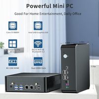 Mini PC I9 Core I9-9880H (Hingga 4.8GHz) 32GB DDR4 RAM 1TB SSD 2* untuk 1* DP Triple Display 4K 60Hz Buatan Cina